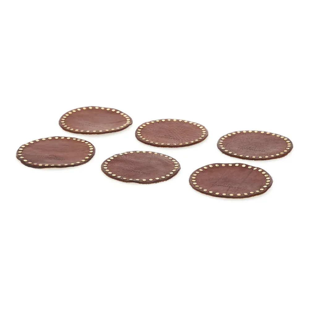 Campomaggi CASA Set Mit 6 Runden Untersetzern